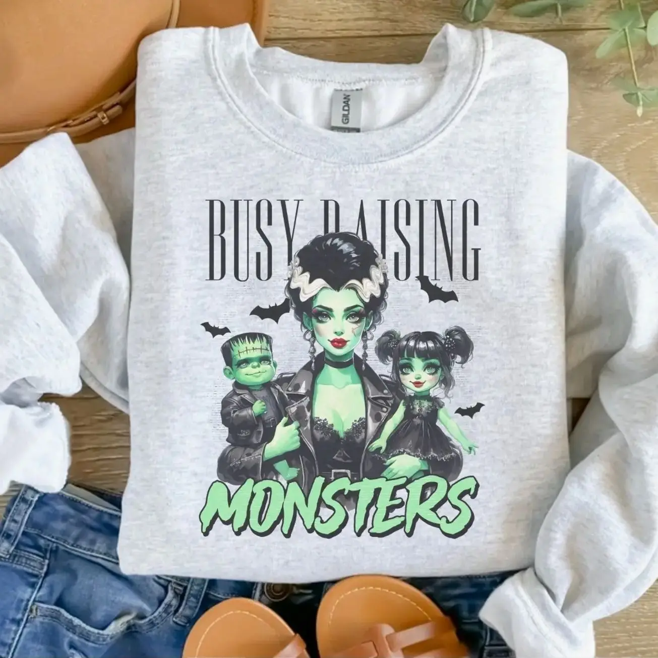 Busy Raising Monsters Sweatshirt