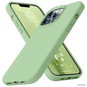 Liquid Silicone Phone Case, Durable Silicone Cover, 1 Count Shockproof Phone Protective Cover, Shockproof Protector, Phone Accessory Compatible with iPhone 17 Pro Max 16 Pro Max 15 Pro Max 14 13 12 11 Pro Max Plus Mini, Casing