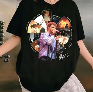 Alex Warren Graphic Tee, Tour Photo Collage Shirt, Vintage Music Artist Top, Unisex Streetwear, Fan Merch Gift