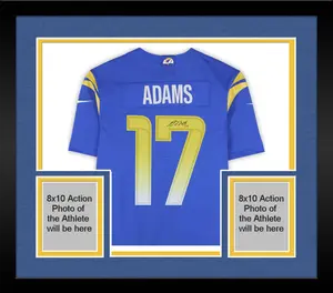 Framed Davante Adams Los Angeles Rams Autographed Nike Royal Limited Jersey - Fanatics Authentic Certified