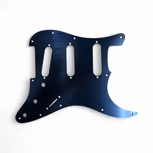 New Fender Stratocaster Electric Guitar Brushed Black Aluminum Replacement Scratch Plate Pick guard