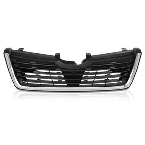 Fit For 2019-2021 Subaru Forester Front Bumper Lower Grille Grill Black Chrome