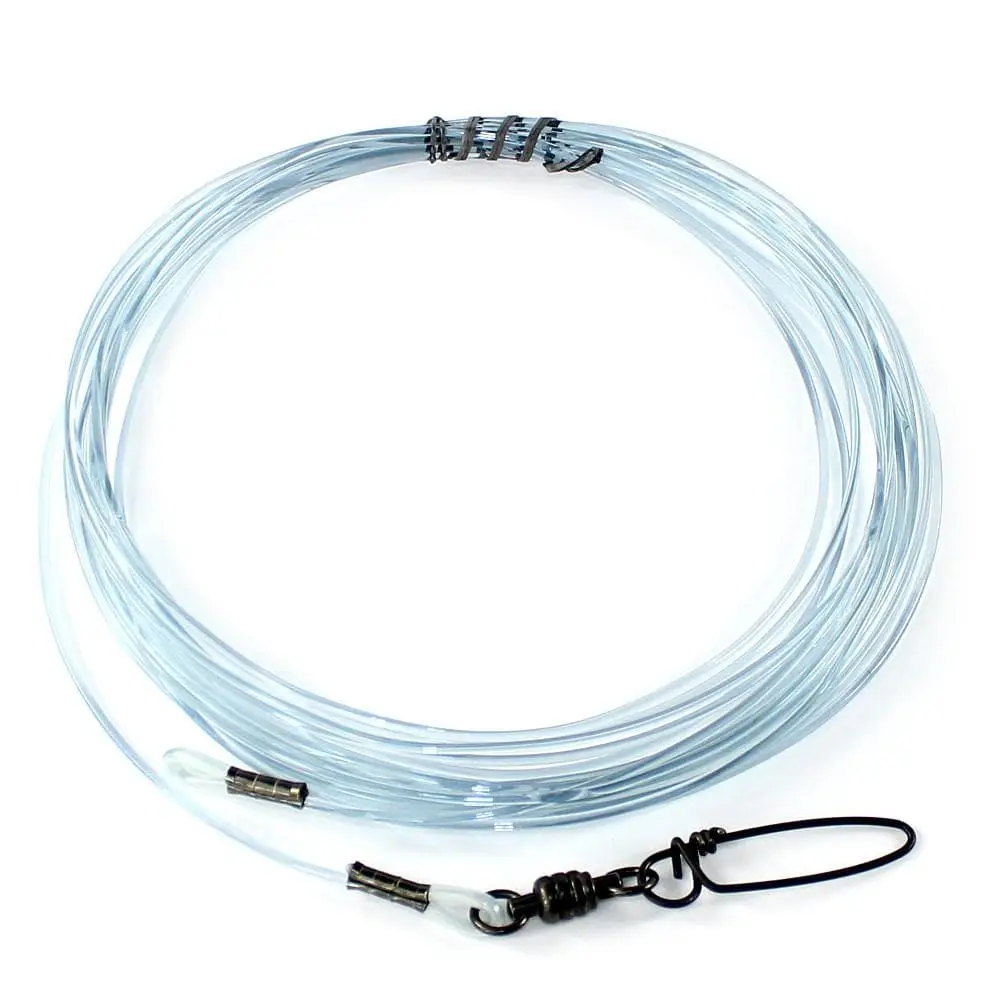 Epic Fishing Co Wahoo Shock Leader - 250lb Mono with Snap Swivel - High Speed Trolling