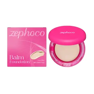 ZEPHOCO moisturizing foundation cream, Hydrating, light and docile moisturizing and moisturizing skin, concealer, clear and oily, suitable for dry skin