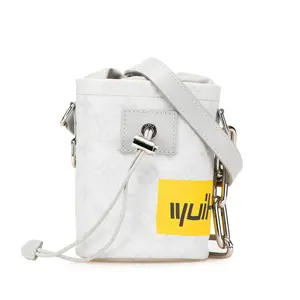 Pre-owned Louis Vuitton Canvas Shoulder Bags Chalk Nano Monogram Shoulder Bag