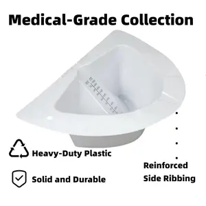 Urine Collection Hat for Toilet - Female Urinal Stool Sample Collection, Toilet Hats Urine Cups Stool Specimen Urine Collector for Women (3 Pack)