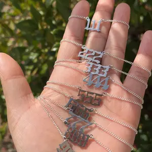 Angel Number Necklace (888)
