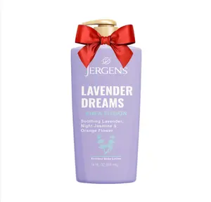 Jergens Shea Fusion Lavender Dreams Body Lotion – Moisturizer with Shea Butter & Vitamin E, 14 fl oz, Hydrating Skincare