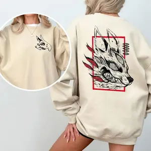 Fox Devil Shirt, Aki Hand Sign, Chainsaw Devil Shirt/Sweatshirt/Hoodie, Gift For Fan, anime Fan, Gift For Her