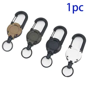 Outdoor Camping Tactical Pull Tab Adjustable Buckle, Multi-Functional Keychain, Anti-Loss Rope for Daily Commute, Fishing, Cycling, Keychain For Car Keys