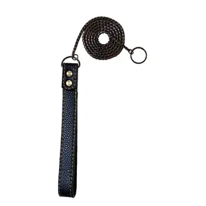 Rocky Chain Leash Black: One Size