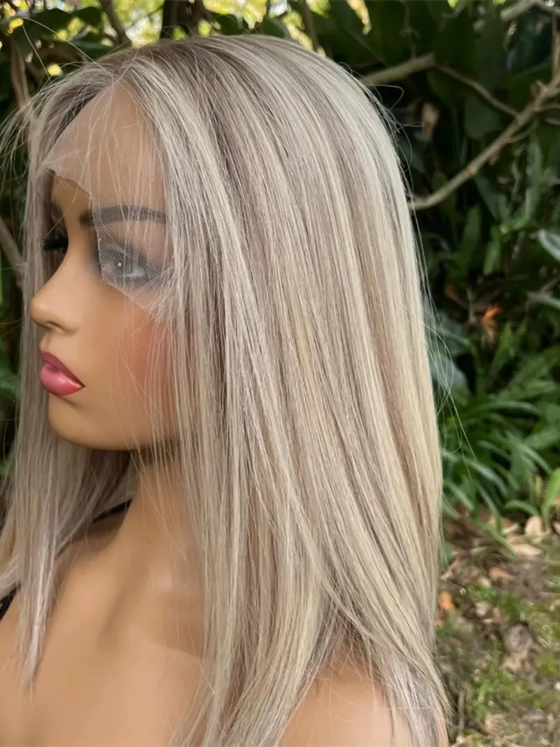 blonde 14 inch wig - TikTok Shop display picture 1