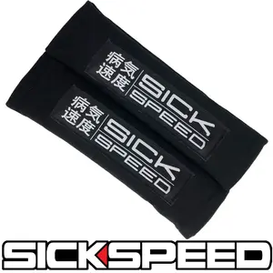 SICKSPEED MULTICOLOR AUTOMOTIVE BELT CUSHION DECORATIVE