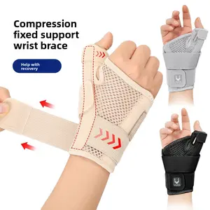 Sports wrist protector, finger protector, fixed tendon sheath injury, breathable joint sleeve, strap, pressurized thumb wrist protector