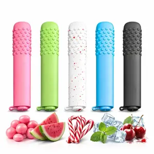 Textured Silicone Chew Stick, Chewable Fidget Sensory Toy with Aroma Core for Biting, Holding & Everyday Use
