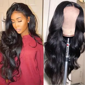 V Part Body Wave Wig 180% Density No Leave Out, Glueless Upgrade U Part Wig Beginner Friendly Easicontour Vpart Wig Ready to Go Natural Black Color 26inch