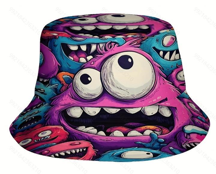 Trendy Bucket Hat for Women Men UV Protection Lightweight Outdoor Beach Hat