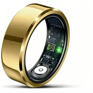 Smart Ring Blood Pressure Heart Rate Sleep Monitoring Smartring IP68 & 5ATM Waterproof Multi-sport Mode Smartring Man Women