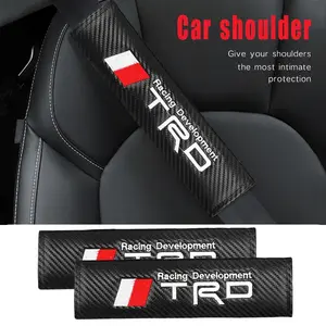 Leather Trd Shoulder Safety Belt Pads, Breathable Soft Non-Slip Comfort Durable, 1/2 Pack, Ideal for Travel and Daily Use