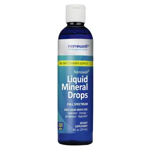 Liquid Mineral Drops – Ionic Mineral Supplement | Full Spectrum Minerals | Magnesium, Chloride, Potassium | Low Sodium | Supports Daily Hydration & Electrolyte Balance | 96-Day Supply