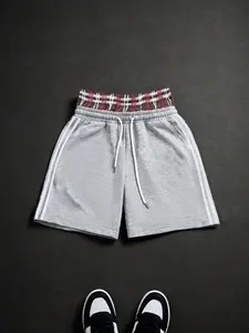 Men's Regular Fit Plaid Print Drawstring Waist Shorts, Casual Comfy Breathable Shorts for Summer, Men's Bottoms for Daily Wear, Lightweight Printed Shorts