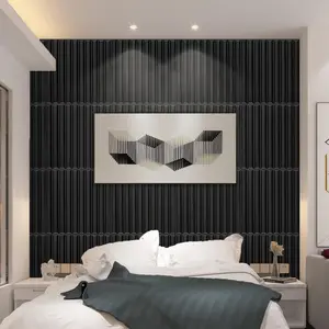 3D Geometric Pattern Wall Panel, PVC Material Wall Decoration, Wall Decor for Living Room Hall Bedroom Hotel Office, Decorative Wallpaper