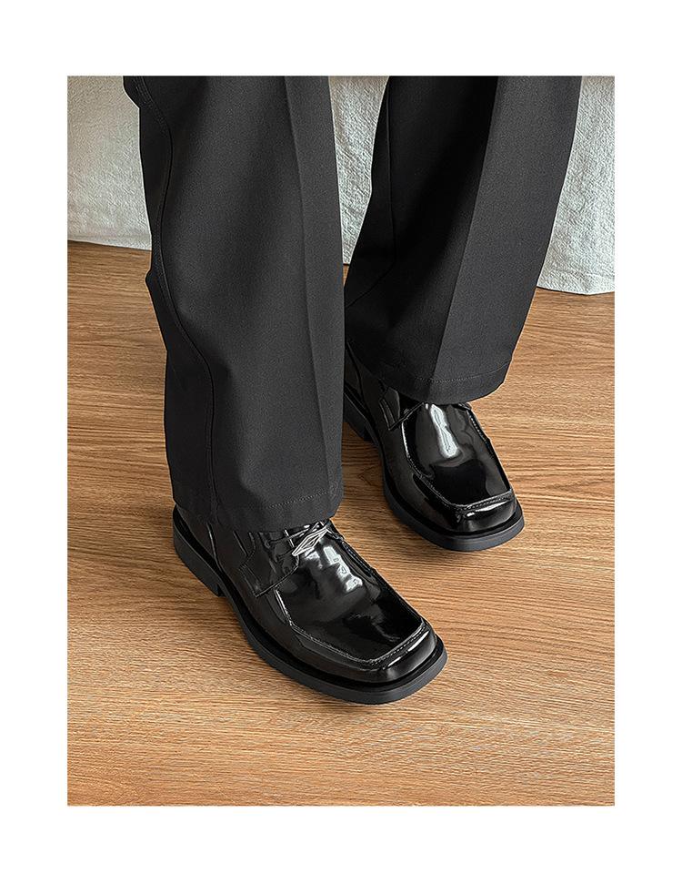 2026 Men's Square Toe Derby Shoes, Niche Trendy Casual Business Formal Shoes, Versatile Dress Shoes for Office & Daily Wear