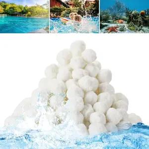 3.1 Lbs Reusable Eco-Friendly Pool Filter Balls, Filter Media for Sand Filter Pump, Replaces 100 Lbs Pool Filter Sand, Long-Lasting for Several Seasons