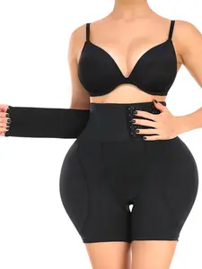 Women's Adjustable Nine-Row Buckle Tied Open-Crotch Body Shaping Pants, Casual Slimming Tights for All Seasons