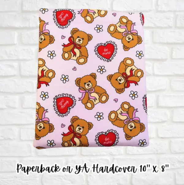 Valentines Bears Book Sleeve 10" x 8"