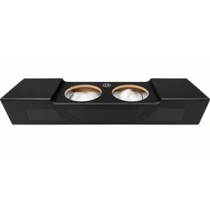 QPower QLFORD122009DF Dual 12" Sub Box Ford F150 F250 F350 Crew Cab