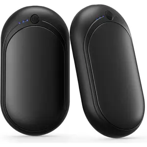 Hand Warmers Rechargeable, 2 Pack 6000mAh Portable Electric Handwarmers, Reusable USB Pocket Heater Great for Raynauds, Hunting, Golf, Camping, Christmas Outdoor, Women Mens Warm Gifts