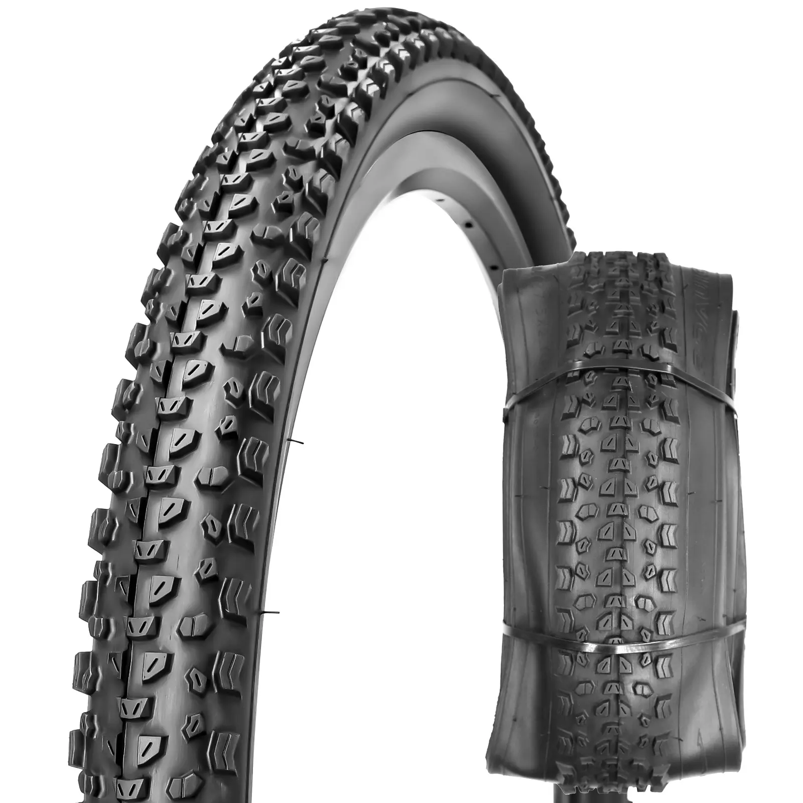 27.5 Inch Mountain Bike Tire 27.5x2.10 Inch 54-584 Folding Replacement Bicycle Tyres High Performance Wear-Resistant Durability Bicycle Tires for 27.5 x 2.0/2.10/2.125 MTB Hybrid Off Road Bike Mountain Bike Tire Size