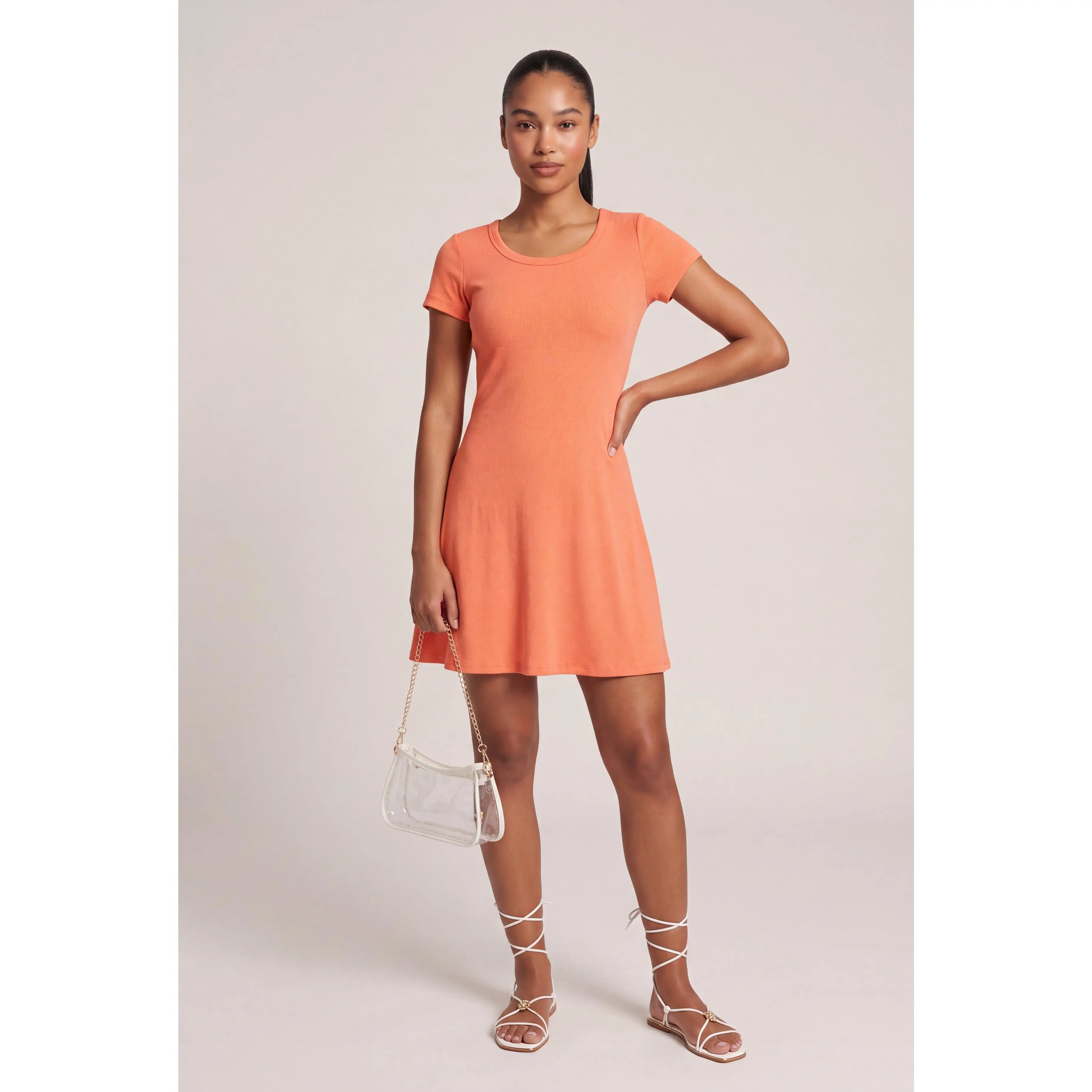 Short Sleeve Mini Dress