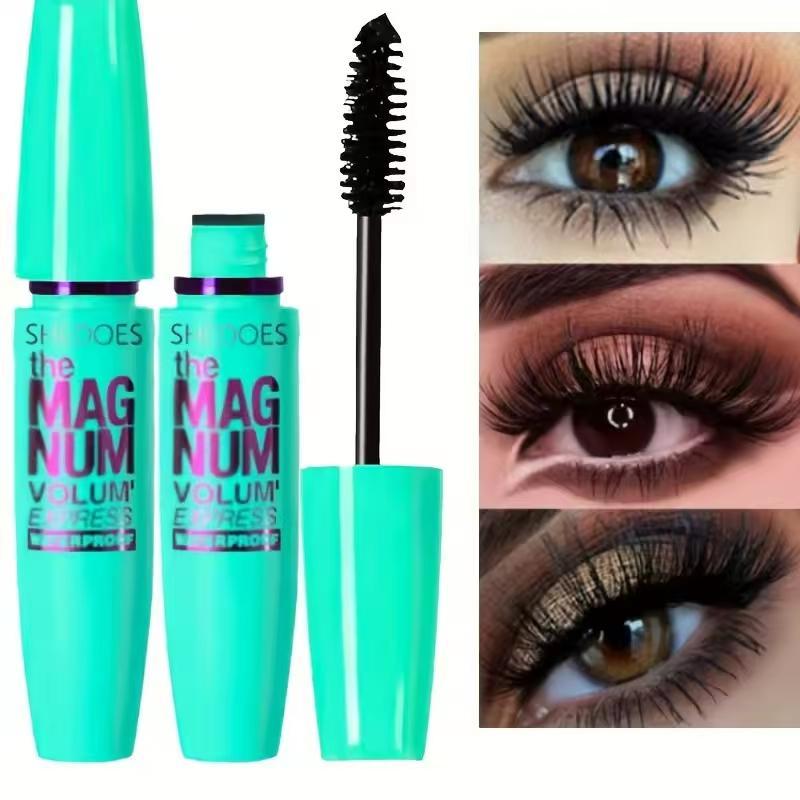 Waterproof & Sweatproof Fiber Mascara -Flash-Dry Vortex Technology with 16HR Zero-Smudge Hold & 3X Volume Boost MakeupCosmetic mascara tubing mascara