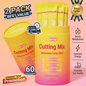 2 x LeeFar Cutting Drink Mix -I Strawberry Acai Flavor - 30 Servings