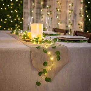 Bulk Eucalyptus Garland String Lights - 9 Pc.