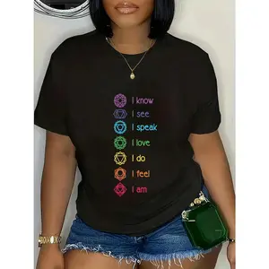 100% Cotton Chakra Alignment, Yoga, Meditation Spiritual T-Shirt