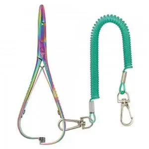 Dr. Slick Mitten Scissor Clamp 5.5" Prism Finish Straight