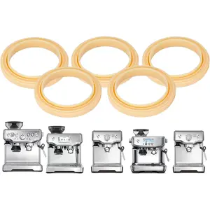 54mm Silicone Steam Ring for Breville Espresso Machine 878\/870\/860\/880\/810\/840\/450\/500 and Sage 880\/878\/875\/870\/810\/500 Replacement Parts, No BPA Grouphead Gasket 5PCS