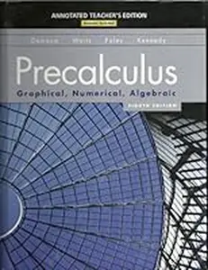 USED Book - Precalculus : Graphical, Numerical, Algebraic by Franklin D. Demana (Hardcover) - English