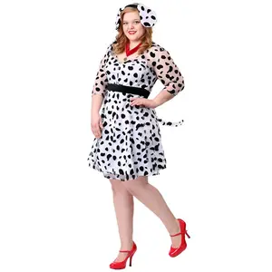 Plus Size Women's Dressy Dalmatian Costume