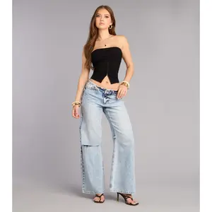 Keep It Bold Hook and Eye Tube Top