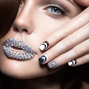 PSoul Flatback Rhinestones Crystal, Art and Crafts, DIY, Non-Hotfix, 12 Colors, SS10/1440PCS