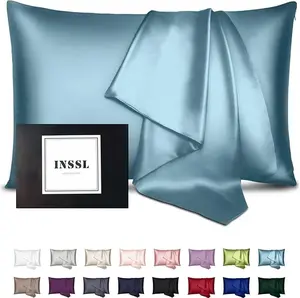 Silk Pillowcase for Women, Mulberry Silk Pillowcase for Hair and Skin and Stay Comfortable and Breathable During Sleep Silk Pillow Cases