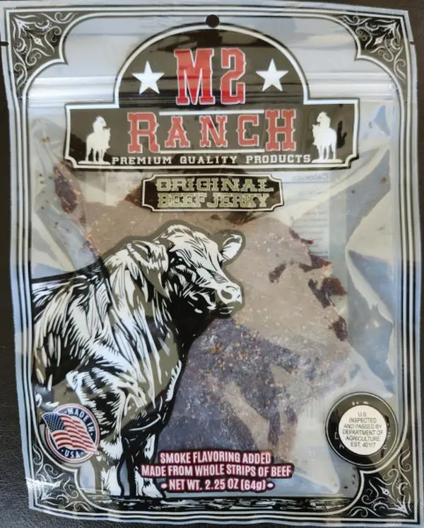 M2 Ranch Beef Jerky - Original flavor