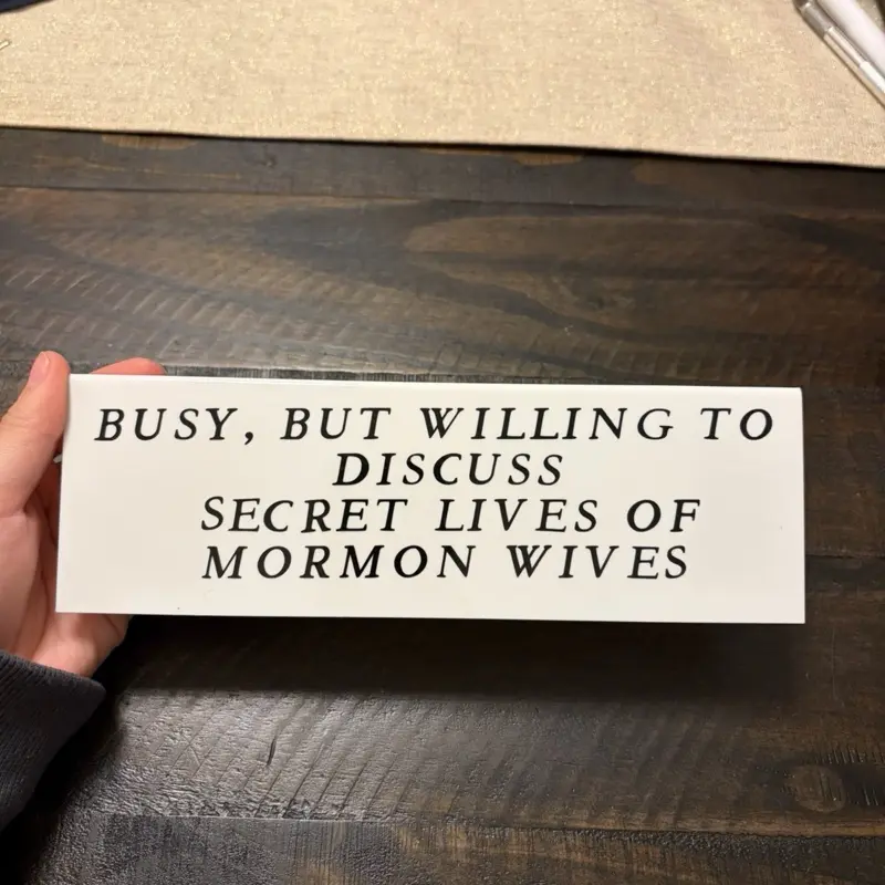 Funny desk sign Funny desk sign