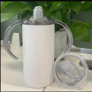 2-pack or 5-pack 12oz Grow With Me Sippy Cups With 2 lids, double wall Insulated, food grade Metal Stainless Steel, BPA free lid, Straws included, Bottle Drinkware, Tumbler, Water Bottles, comes with a sippy lid & a Tumbler lid, sublimation ready
