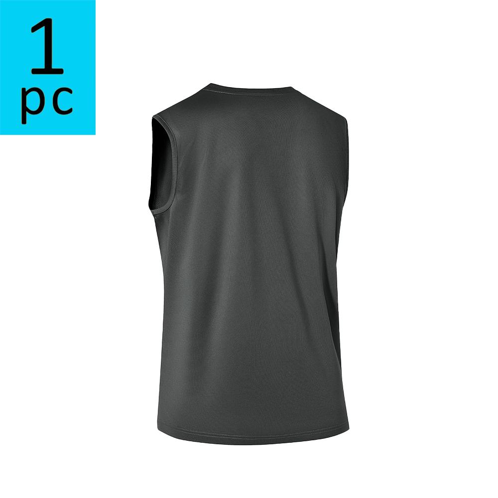 1 piece men’s quick-dry sports tank top for summer; lightweight, breathable sleeveless vest; solid color fitness training running tank top for men; available in multiple colors; suitable for everyday casual wear.