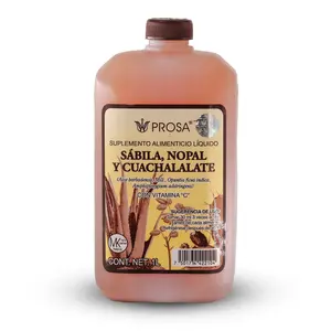 Prosa - Aloe Vera Nopal & Cuachalalate 1 L Delicious Natural Juice from Mexico Authentic Refreshing Flavor Experience